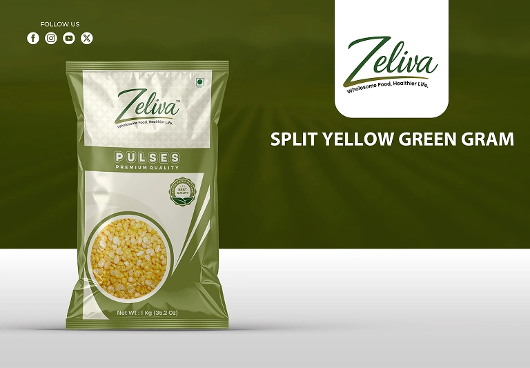 Split Yellow Green Gram (Mogar Dal)