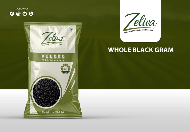 Whole Black Gram (Urad Whole)