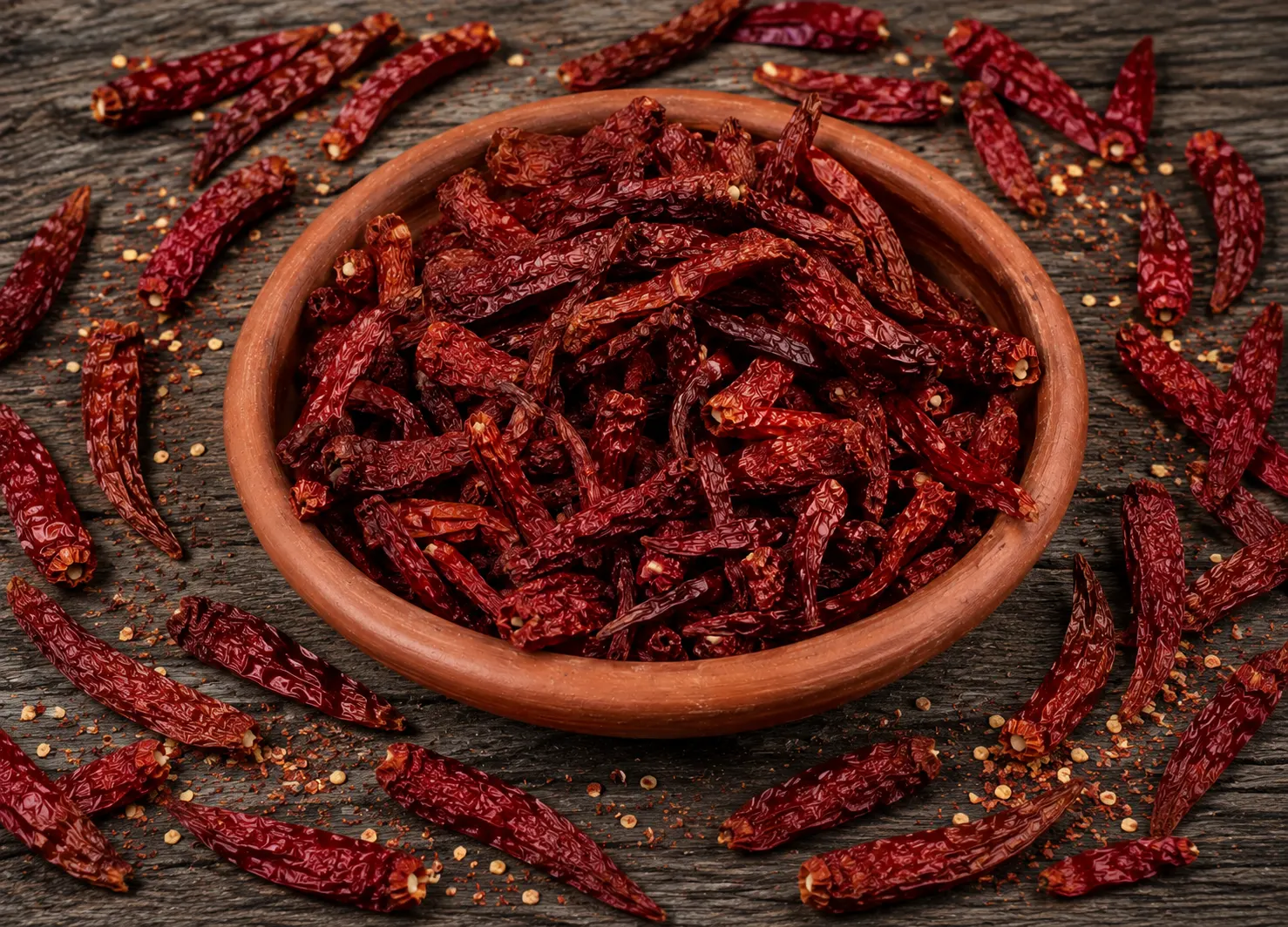 Premium Kashmiri Red Chilli – Naturally Vibrant Whole Spice